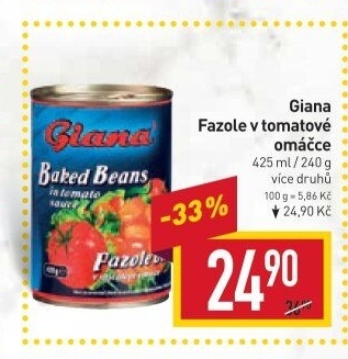 Fazole v omáčce Giana