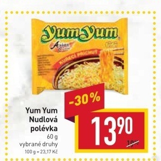 Instantní polévka YumYum
