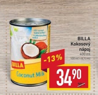 Kokosové mléko Billa
