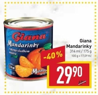 Kompot mandarinky Giana
