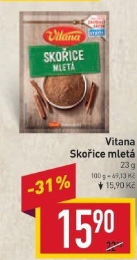 Koření Skořice mletá Vitana