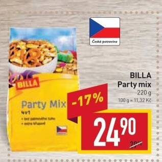Krekry Party mix Billa