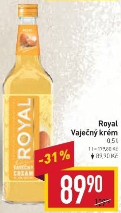 Likér vaječný cream Royal