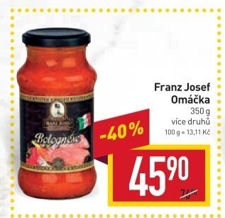 Omáčky na těstoviny Exclusive Franz Josef Kaiser