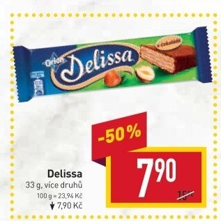 Oplatky celomáčené Delissa Orion
