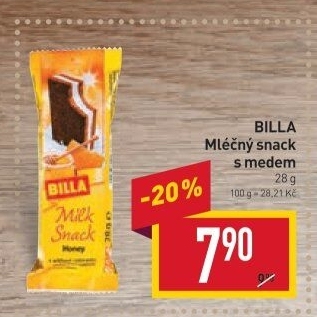 Řez mléčný Billa