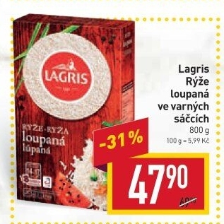 Rýže loupaná Lagris