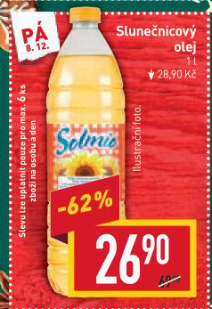 Slunečnicový olej Solmio