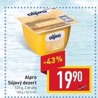Sójový dezert Alpro Soya