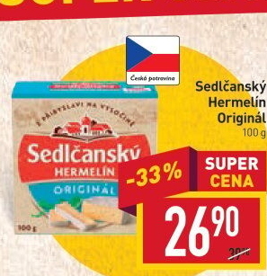 Sýr Hermelín Sedlčanský