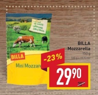 Sýr Mozzarella Billa