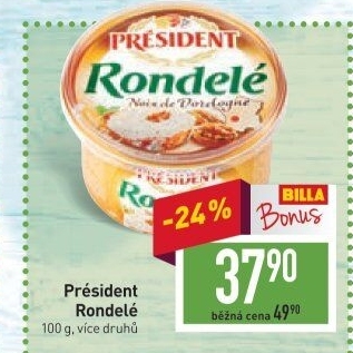 Sýr termizovaný Rondelé President