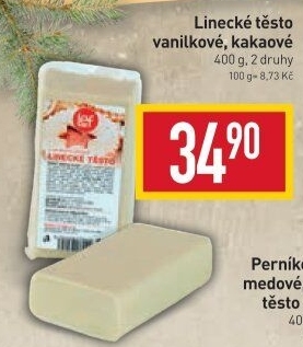 Těsto linecké vanilkové Lef
