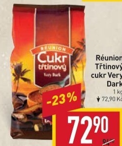 Třtinový cukr Very dark Druid Réunion