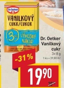 Vanilkový cukr Dr. Oetker