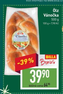 Vánočka Ölz