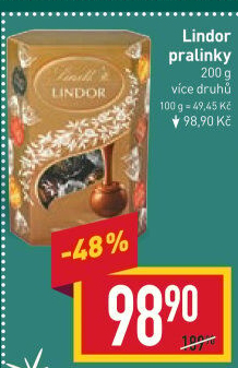 Bonboniéra Pralinky Lindor Lindt