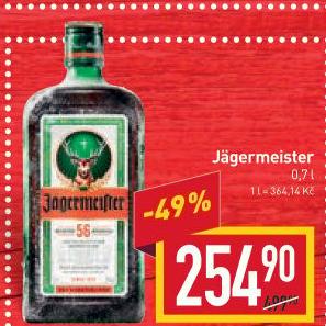 Bylinný likér Jägermeister