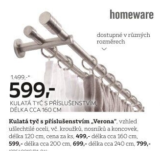 KULATÁ TYČ S PŘÍSLUŠENSTVÍM
