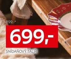 SNÍDAŇOVÝ TALÍŘ