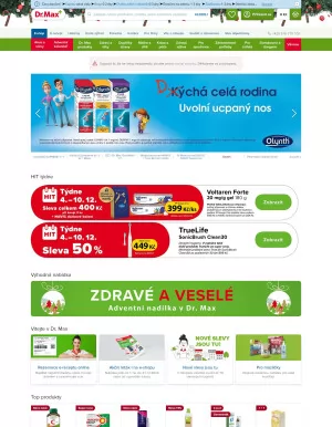akční leták Dr. Max 6.12.2023-12.12.2023