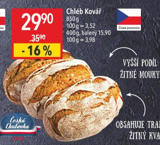 Chléb Kovář Globus