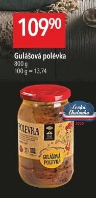 Gulášová polévka Globus