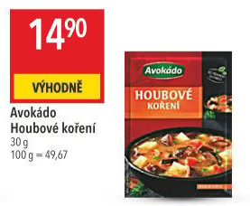 Koření houbové Avokádo