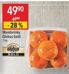 Mandarinky Globus Gold