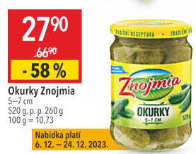 Okurky Znojmia