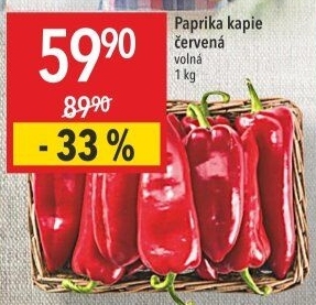 Paprika červená kapie