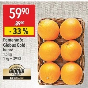 Pomeranče Globus Gold