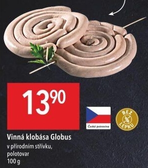 Vinná klobása Globus