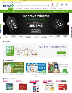 akční leták BENU Lékárna 6.12.2023-12.12.2023