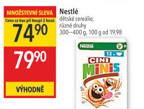 Cereálie Cini Minis Nestlé