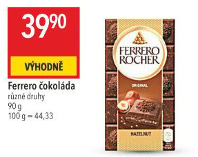 Čokoláda Ferrero