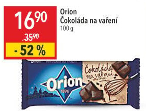 Čokoláda na vaření Orion