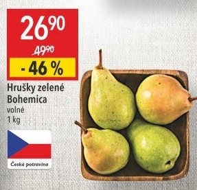 Hrušky zelené