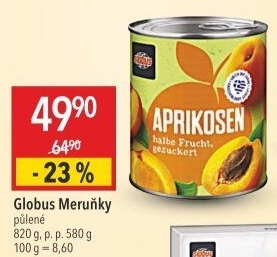 Kompot Meruňky Globus