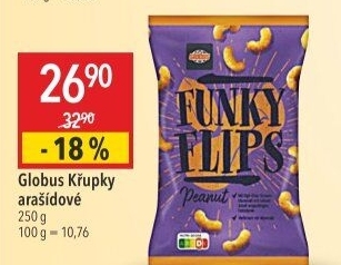 Křupky arašídové Globus