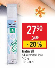 Odličovací tampony Natuvell