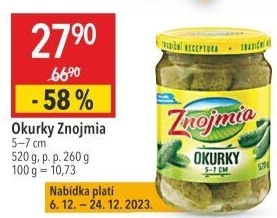 Okurky Znojmia