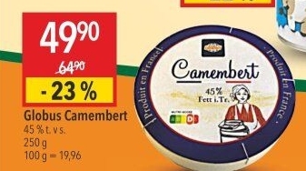 Sýr Camembert Globus