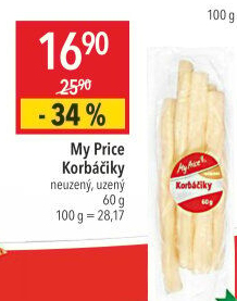 Sýr korbáčky My price