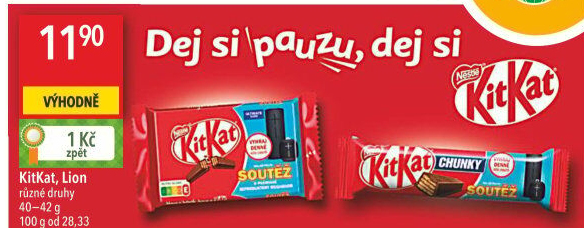 Tyčinka Finger Kit Kat Nestlé
