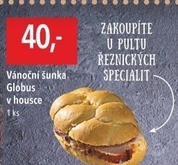 Vánoční šunka v housce Globus