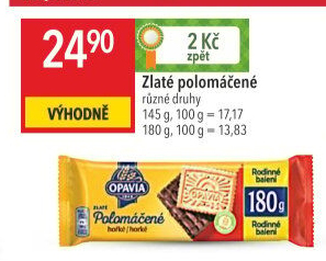 Zlaté polomáčené Opavia