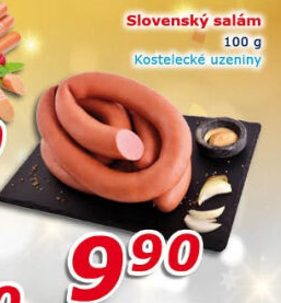 Salám slovenský točený Kostelecké uzeniny