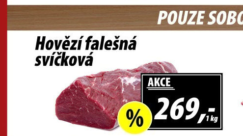 Hovězí plec kulatá - falešná svíčková