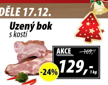 Uzený bok s kostí